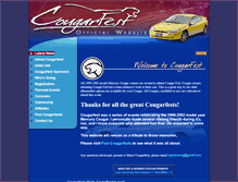 Tablet Screenshot of cougarfest.com
